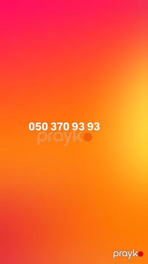 Xüsusi nömrə (050 370 93 93) Nomre satilir — Mehdiabad