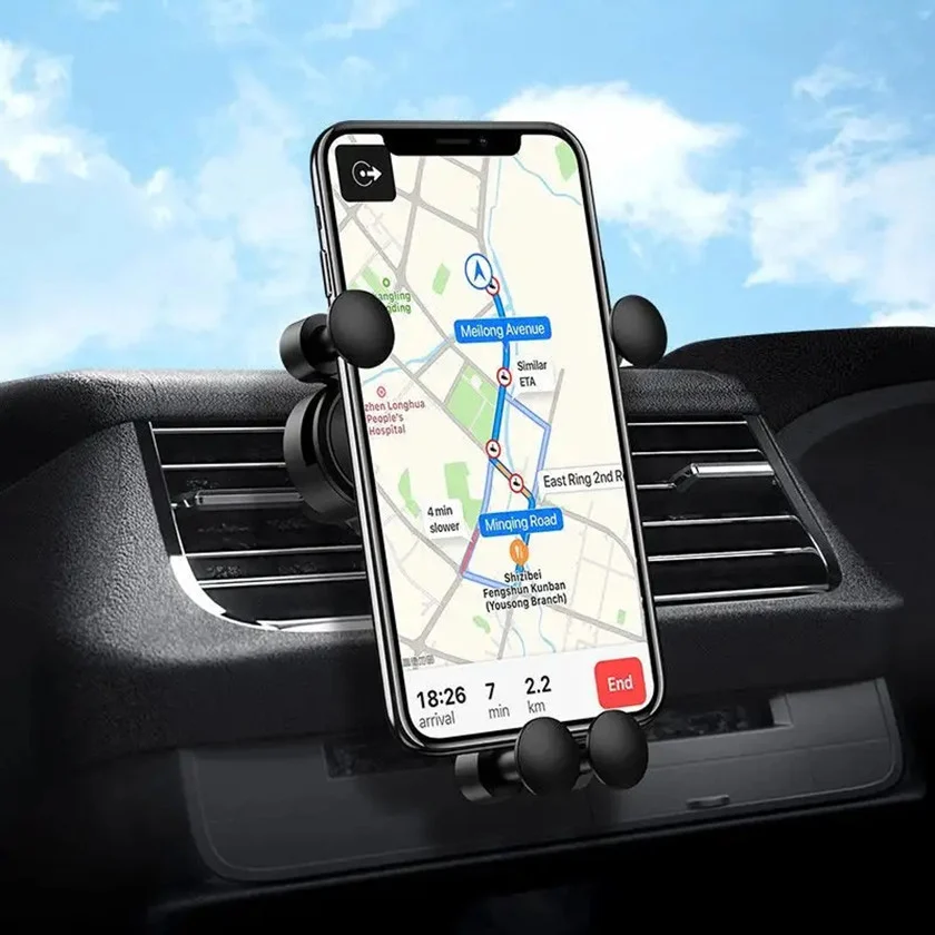 Avtomobil üçün universal telefon tutacağı, qara — Smartfon aksesuarları, Bakı (3)