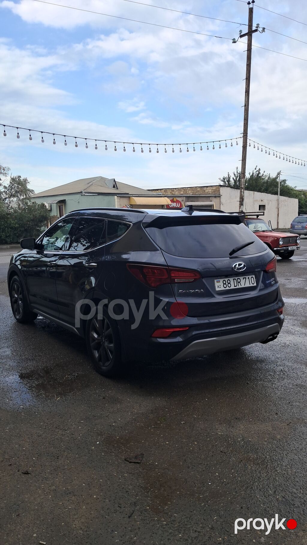 Hyundai Santa Fe: 2 l 2016 il Krossover 88-DR-710 — Avtomobillər, Masazır (2)