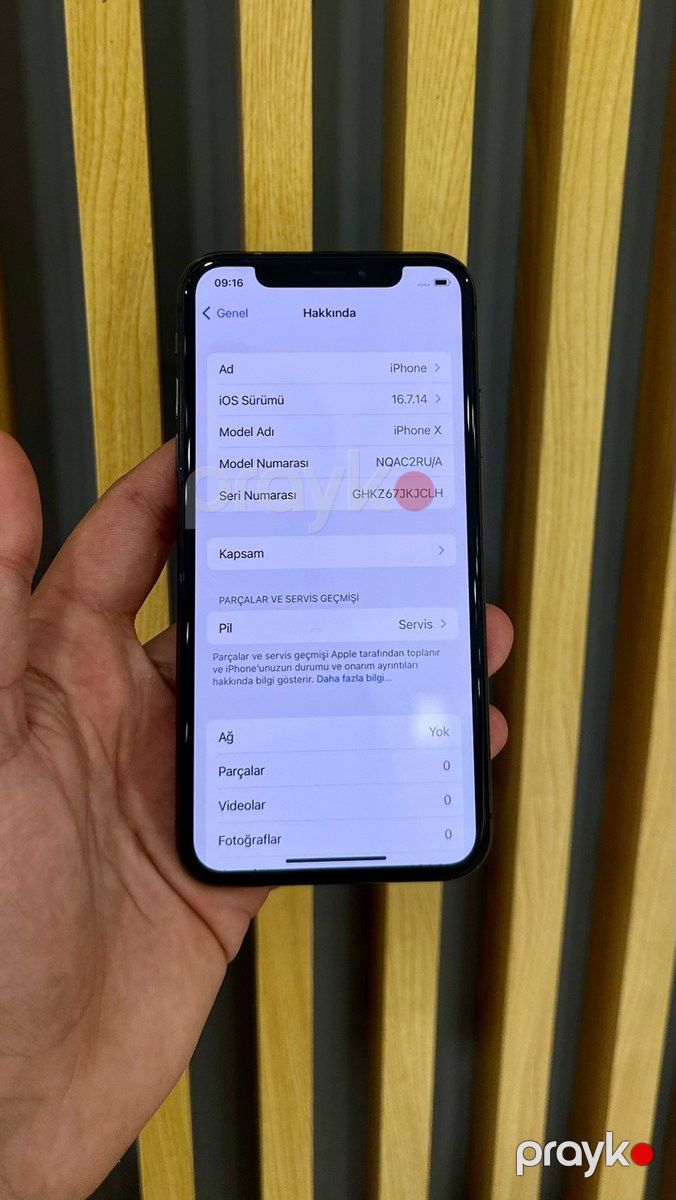Apple iPhone X Space Gray 64GB/3GB — Smartfonlar, Bakı (5)