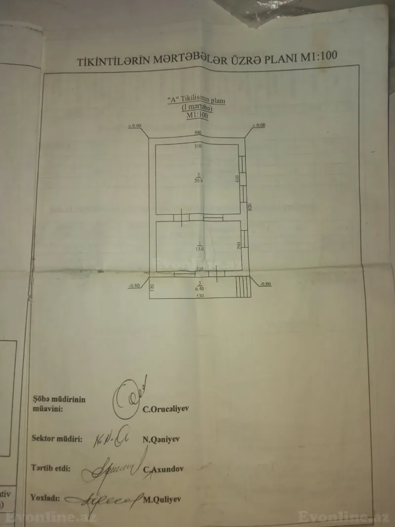 Satılır 3 otaqlı Həyət evi 2.1 m² Bakı, Suraxanı r., Neftçilər m., Bülbülə — Ev, villa, Bakı (6)