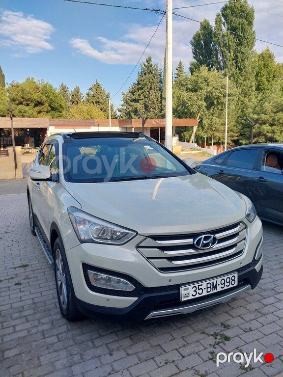 Hyundai Santa Fe, 2.0 L, 2012 il, 195 200 km — Avtomobillər, Qazax (9)