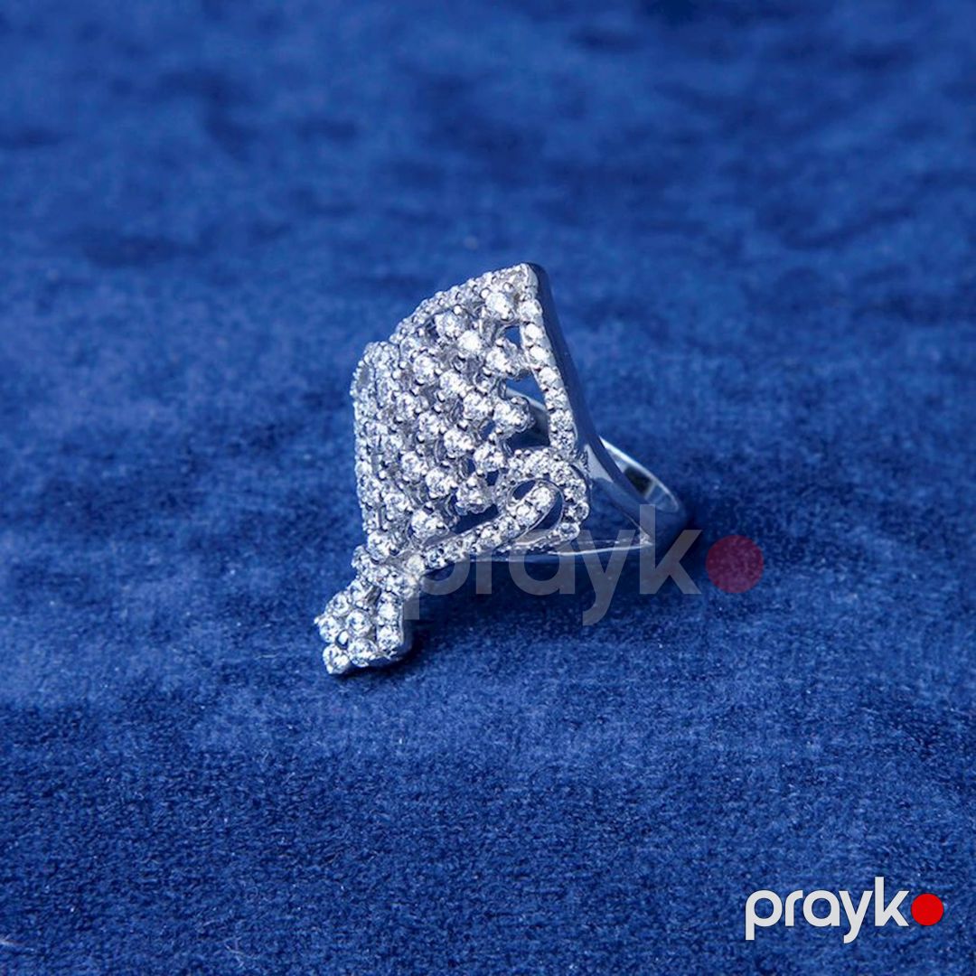 Qadınlar üçün üzük VJ256995, gümüş 925 əyar — Mallar, Bakı (2)