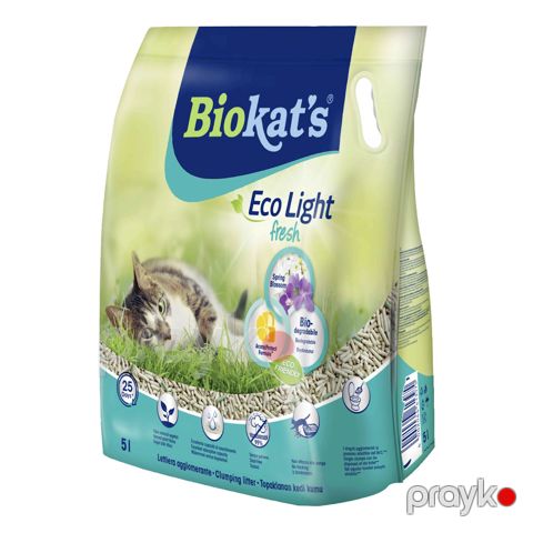 Topalanan doldurucu pişiklər üçün Biokat's Eco Light Fresh Spring 5 L — Bakı