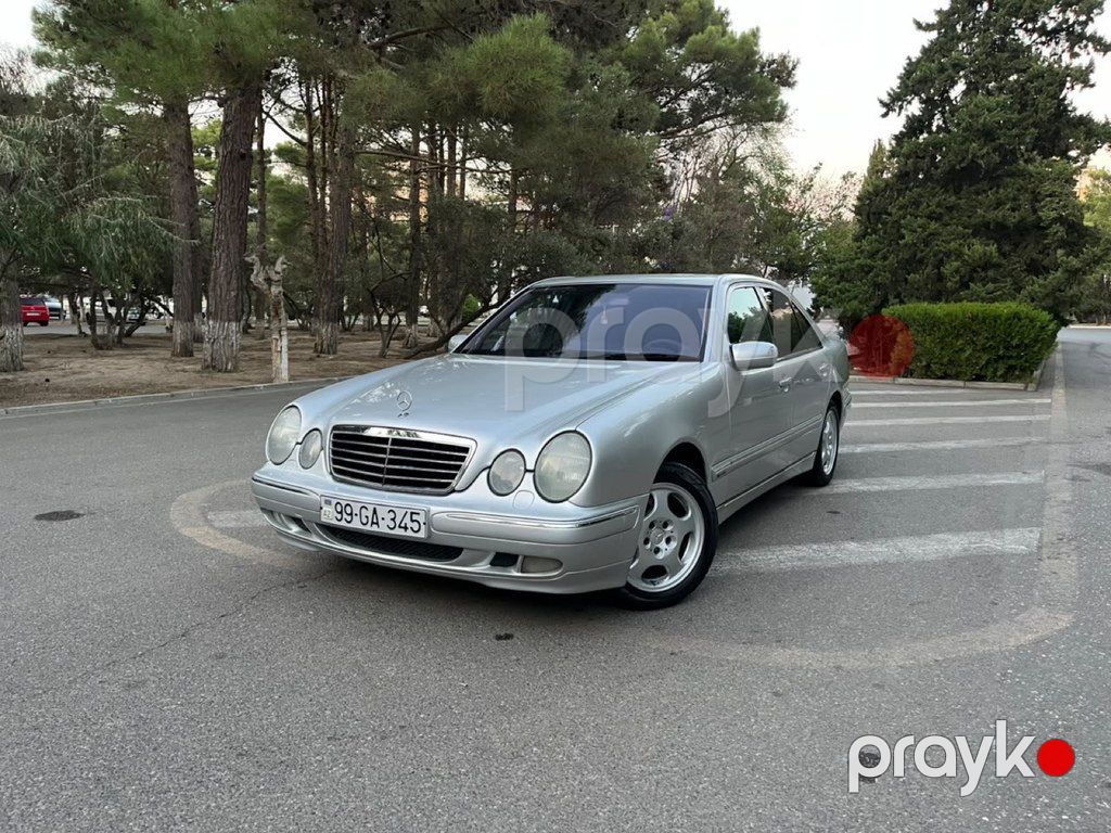 Mercedes E 220, 2.2 L, 2000 il, 340 000 km — Avtomobillər, Bakı (4)