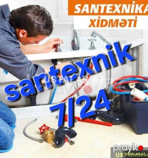 Santexnika ustasi 7/24 — Bakı