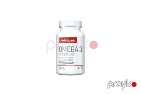 Yağ turşusu Body Attack Omeqa-3, 90 kapsul — Bakı