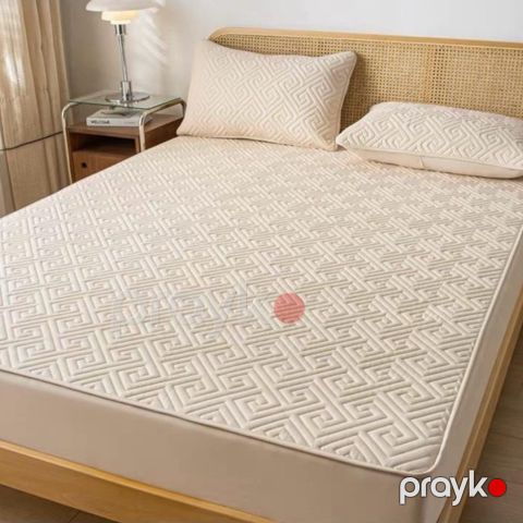 Döşək üzü Annaberry 8946, pambıq, bej, 160x200 sm — Bakı