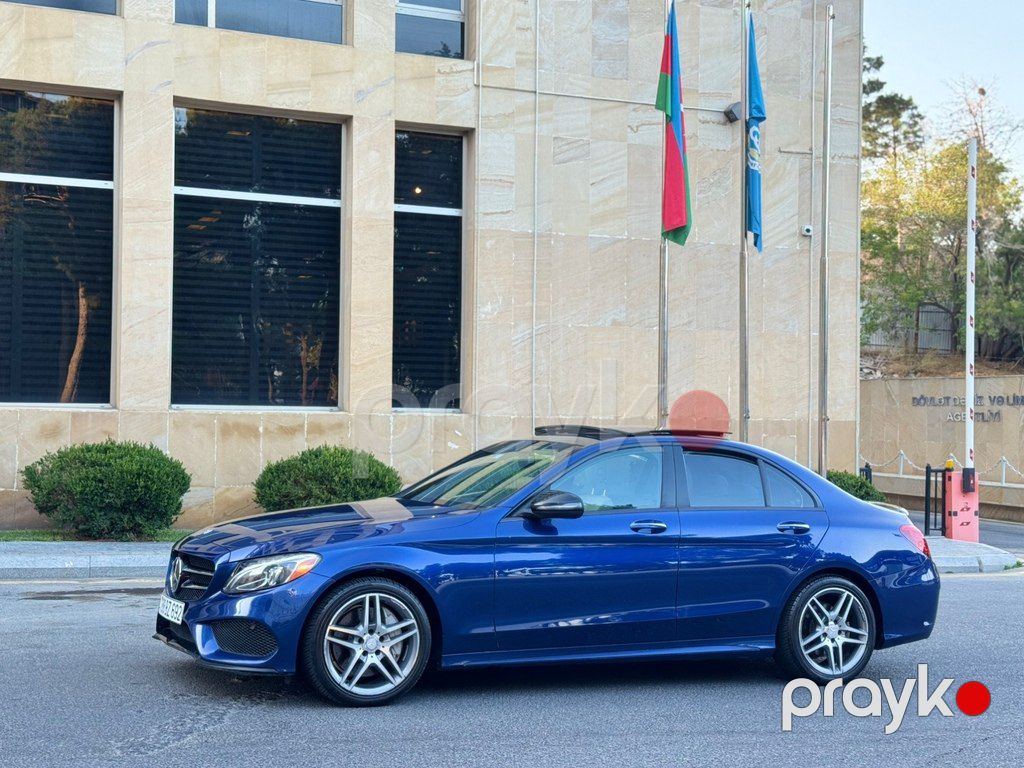 Mercedes C 300, 2.0 L, 2017 il, 138 000 km — Avtomobillər, Bakı (7)