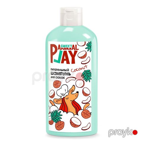 Şampun Animal Play Sweet "Ямайский кокос" Qidalandırıcı, itlər üçün, 300 ml — Bakı