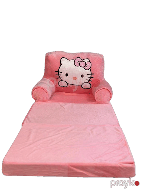 Hello Kitty Uşaq üçün Açılan Plüş Krem-Kreslo (50 sm) – Çəhrayı — Uşaqlar üçün hər şey, Bakı (3)