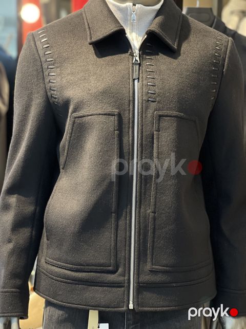 Kişilər üçün qış gödəkcəsi 15979041, qara, kəşmir, ölçü 56 — Bakı