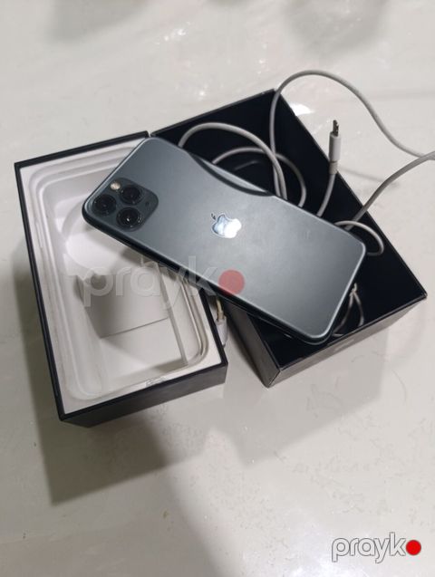 IPhone 11 Pro, 256 GB, Yaşıl, Qırıq, Face ID — Digah