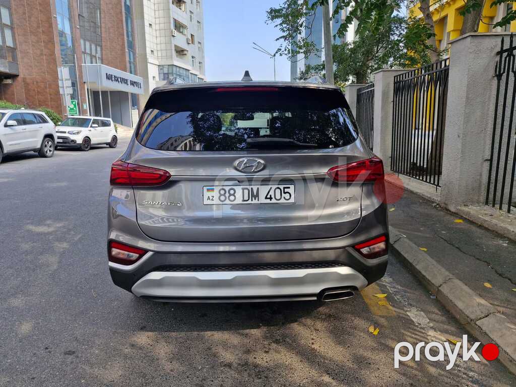 Hyundai Santa Fe, 2.0 L, 2019 il, 94 000 km — Avtomobillər, Bakı (9)