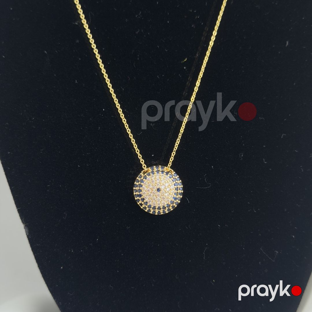 Kulonlu zəncir, qızılı, paslanmayan polad, 45 sm — Mallar, Bakı (2)