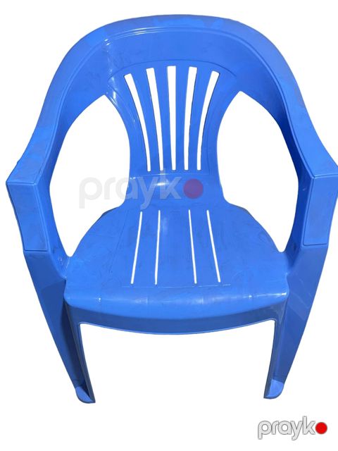 Bağ üçün kreslo Yagmur, plastik, göy, 42x41x38 sm — Bakı