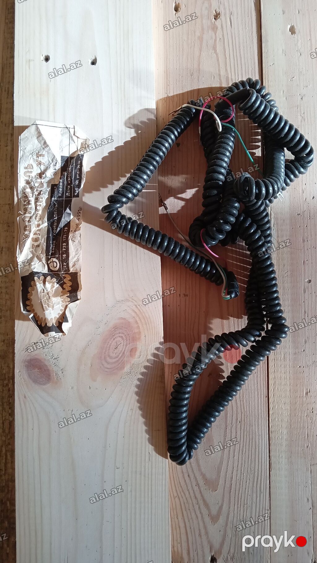 Məhsul: Spiral telefon dəsti kabelləri Təsvir: - Klassik spiral — Elektronika, Bakı (4)