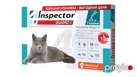 İnspector Quadro kapli pişik üçün 4-8 kq 1 əd — Bakı