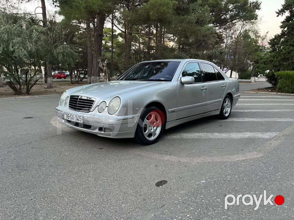 Mercedes E 220, 2.2 L, 2000 il, 340 000 km — Avtomobillər, Bakı (2)