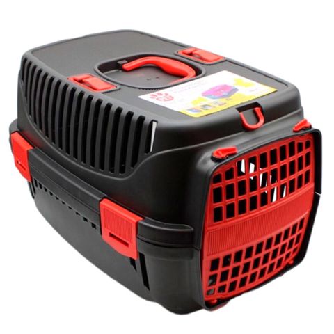 Daşıma çantası itlər və pişiklər üçün Doktor Vet 1461, qırmızı, 50x30x30 sm — Bakı