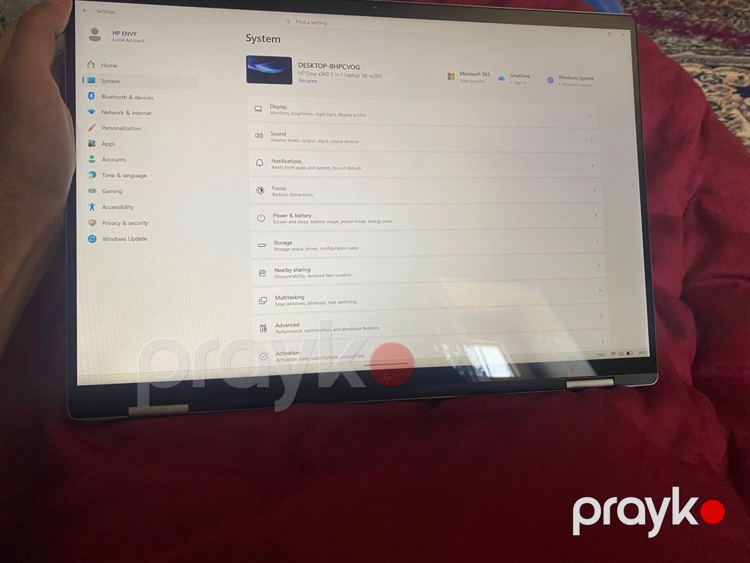 Noutbuk HP Envy x360 16 — Noutbuklar, Bakı (3)