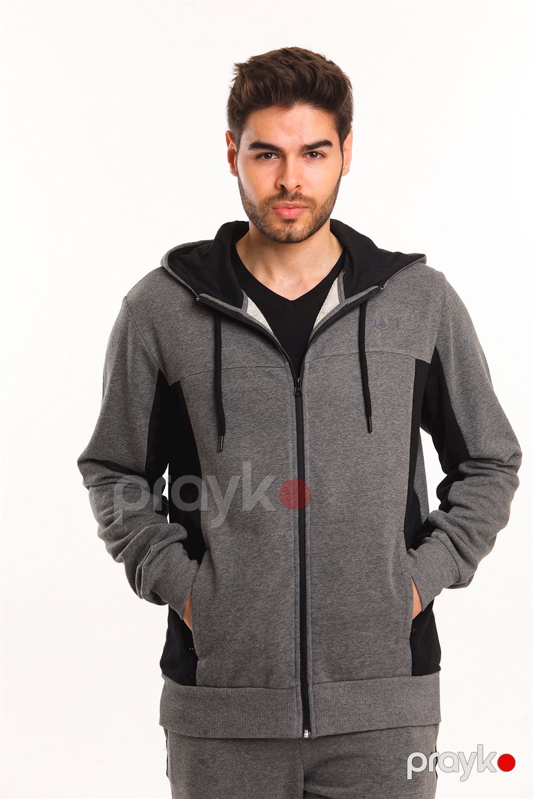 Kişilər üçün tolstovka Hammer Jack 602 T11-E, boz, pambıq/polyester, ölçü L — Mallar, Bakı (3)