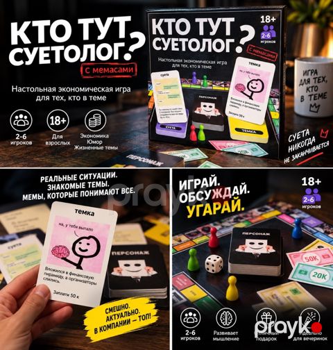 Кто тут суетолог? — настольная экономическая игра — Bakı