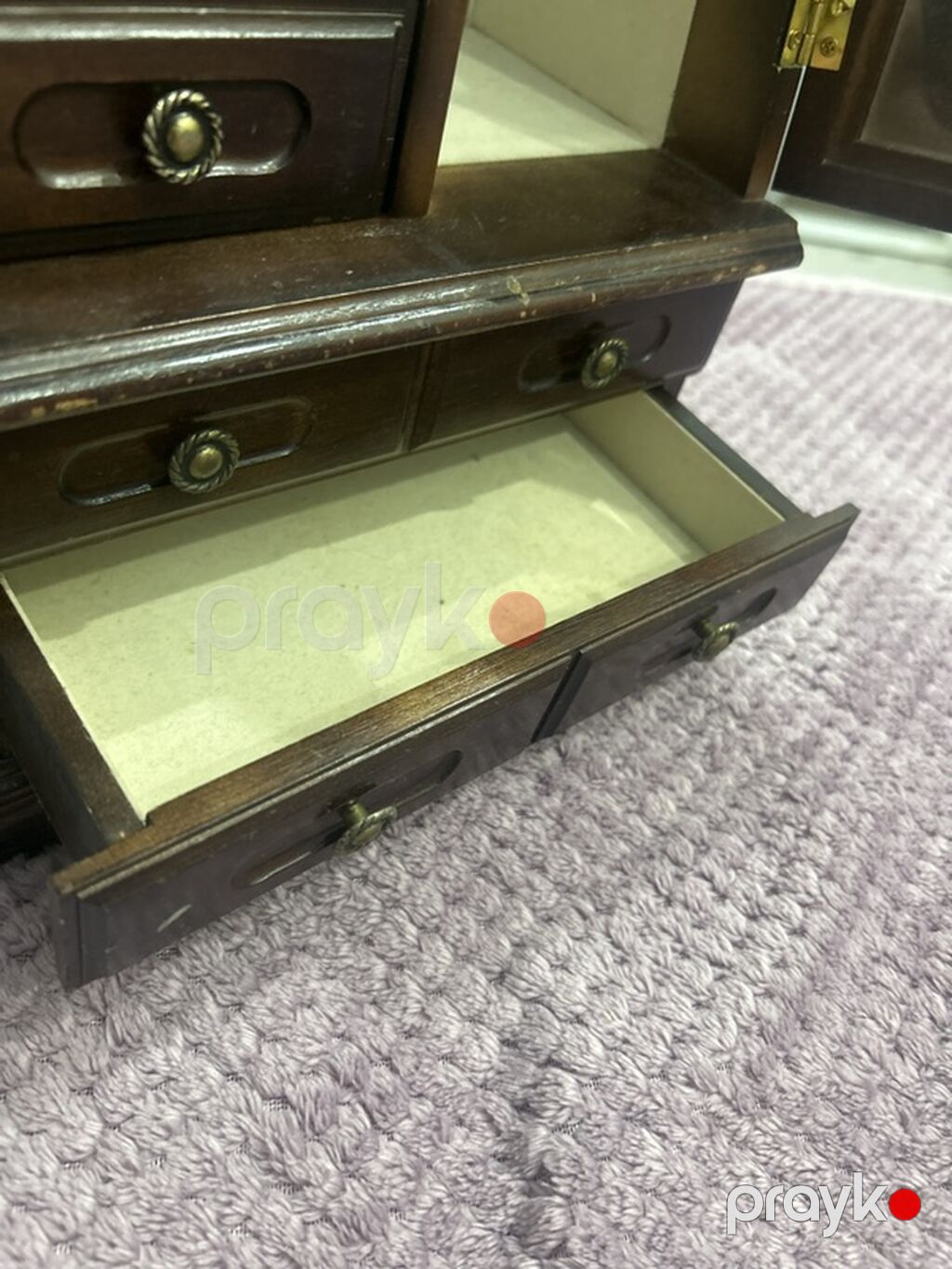 Ağacdan hazırlanmış zərgərlik/qızıl-qümüş dolabı - Material: tünd — Şkaflar, Bakı (5)