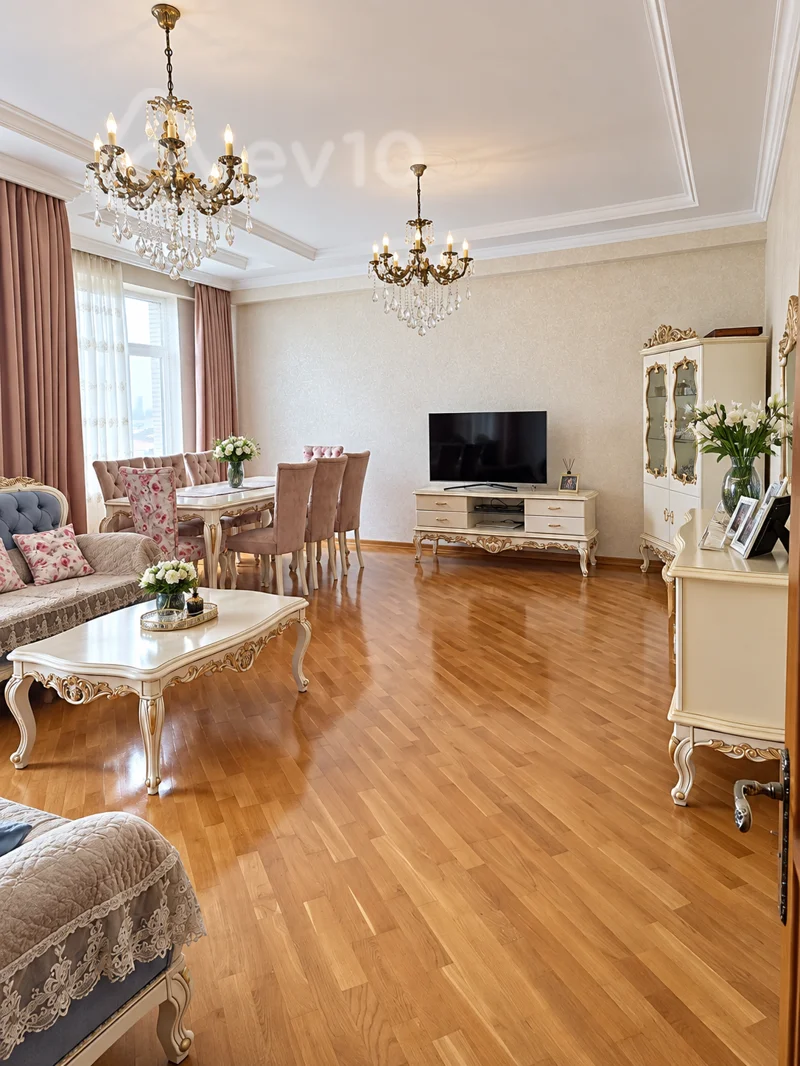 3 otaqlı mənzil, 116 m², Abdulvahab Salamzadə küçəsi Ənvər Hüseynov küçəsi kəsişməsi — Mənzil, Bakı (5)
