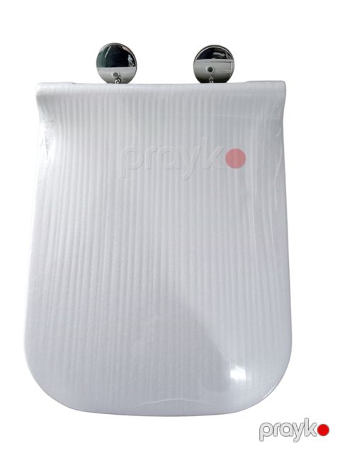 Unitaz üçün qapaq-oturacaq, plastik, ağ, 45x35 sm — Bakı