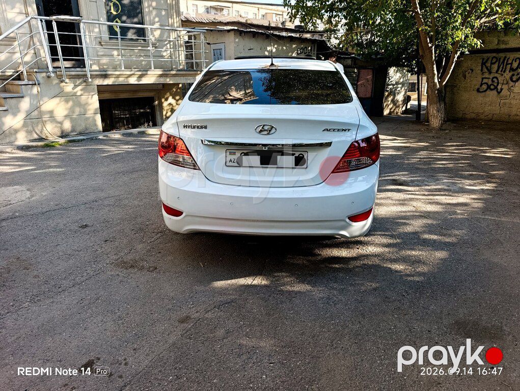 Hyundai Accent, 1.6 L, 2012 il, 189 580 km — Avtomobillər, Bakı (3)