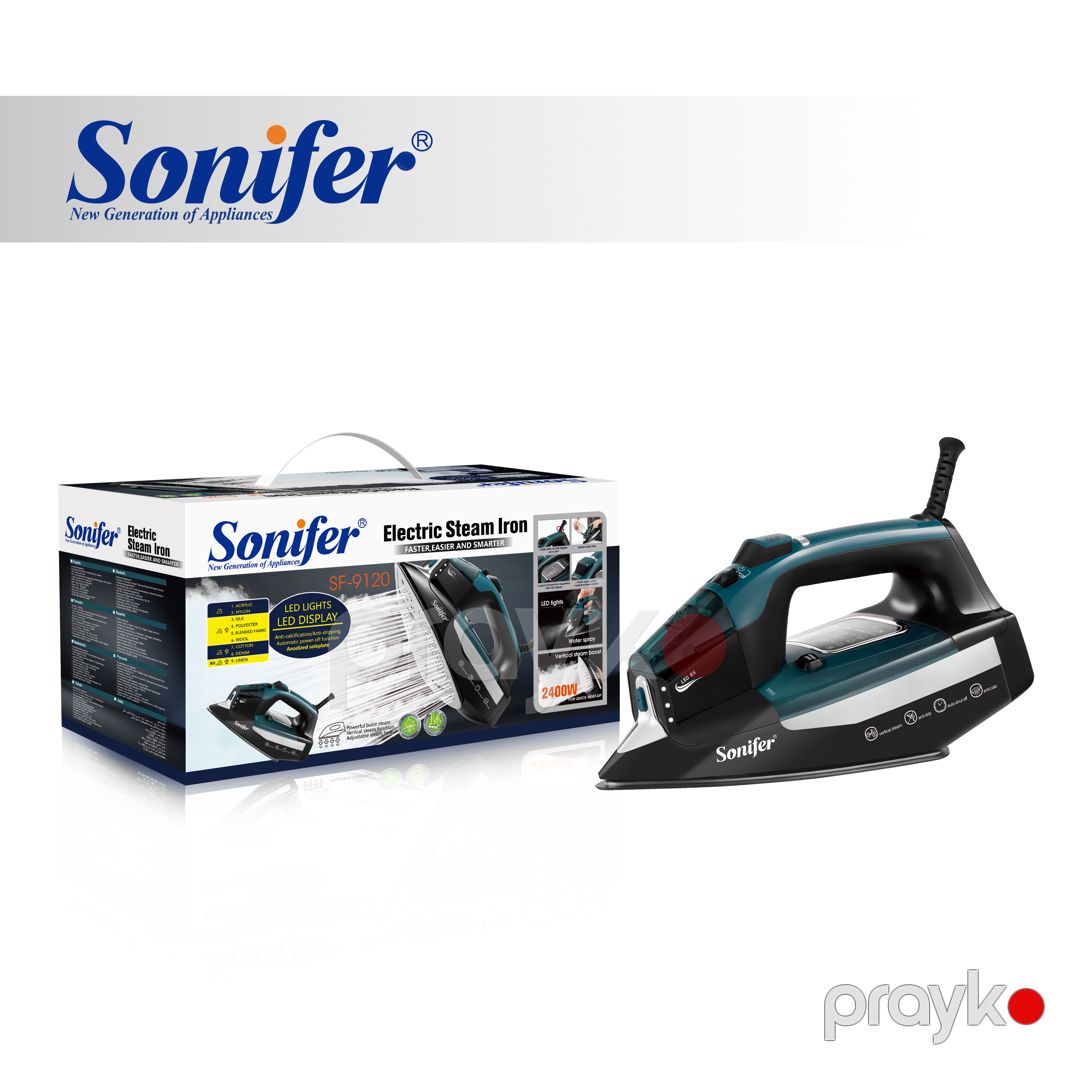 Sonifer SF-9120 Smart Buxarlı Ütü – Sensorlu LED Ekranlı — Ütü, Bakı (4)