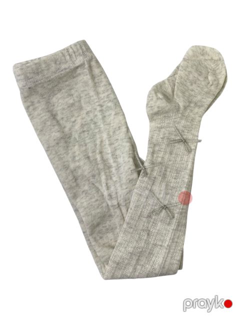 Qızlar üçün kolqotqa, boz, pambıq, ölçü 0-12 ay — Bakı