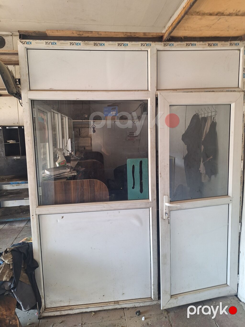 Alüminium-profil modul otaq/kabinə - Material: ağ rəngli alüminium — Hazır konstruksiyalar, Bakı (2)
