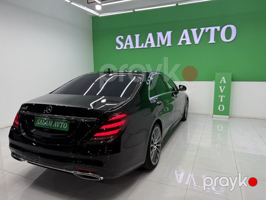 Mercedes S 560 4MATIC, 4.0 L, 2018 il, 45 900 km — Avtomobillər, Bakı (6)