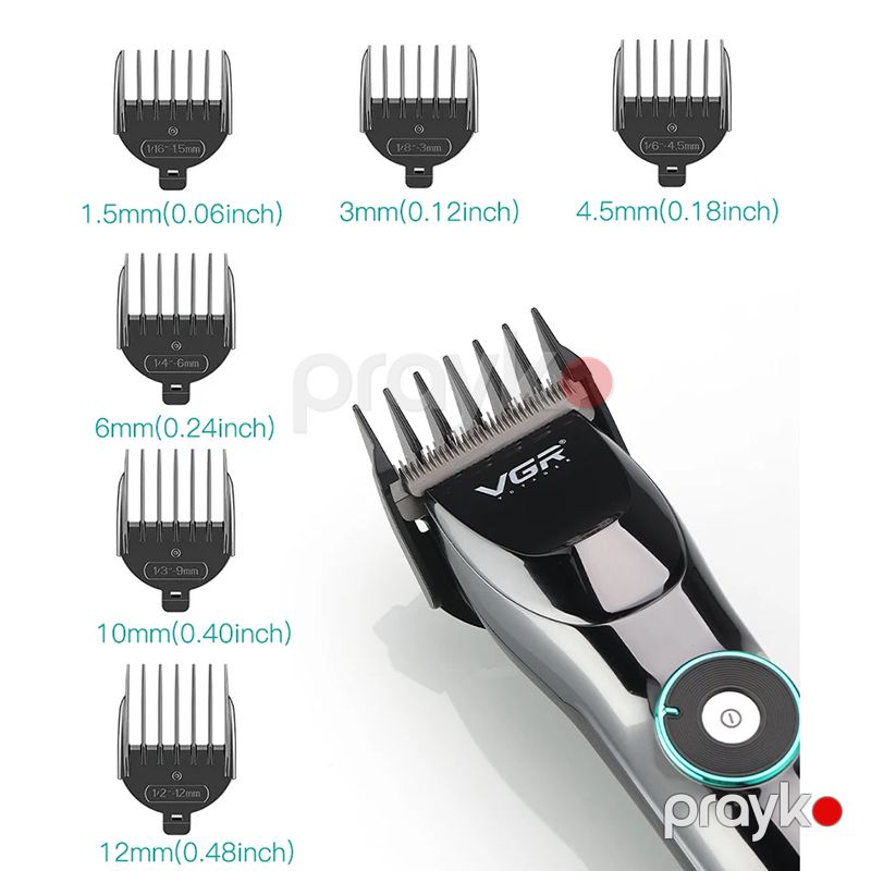 VGR V-256 Professional Saç və Saqqal Trimmeri — Usturalar, trimmerler və epilyatorlar, Bakı (4)