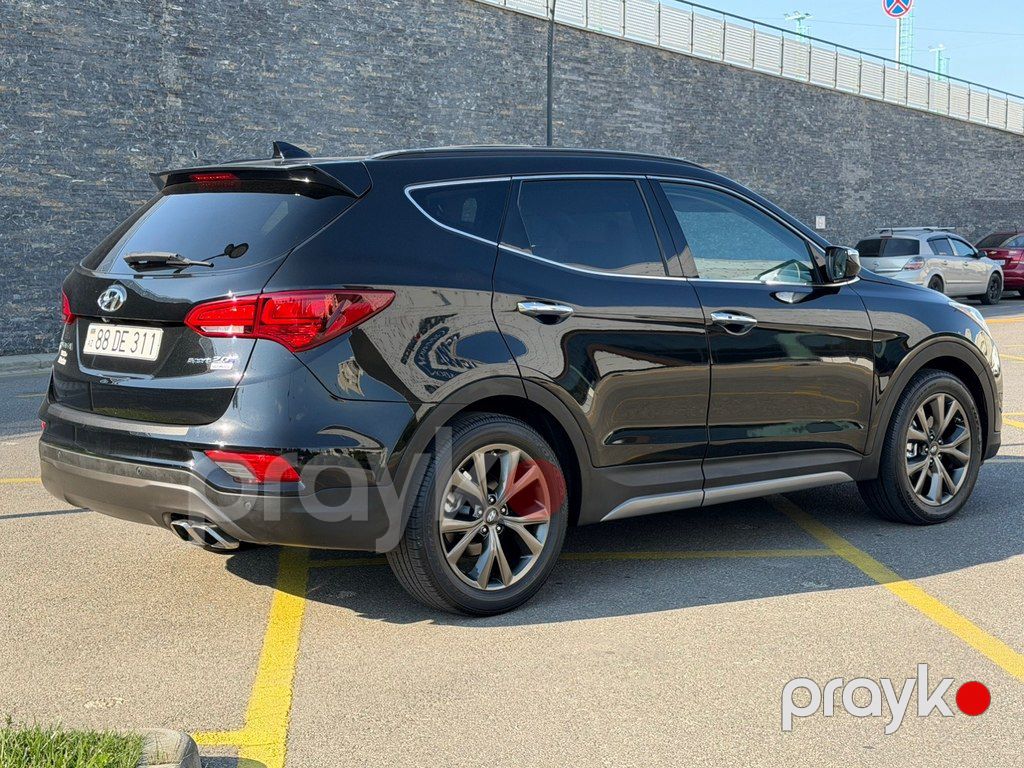 Hyundai Santa Fe, 2.0 L, 2017 il, 105 000 km — Avtomobillər, Bakı (5)