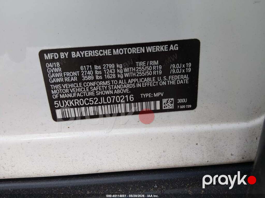 BMW X5, 3.0 L, 2018 il, 173 581 km — Avtomobillər (12)
