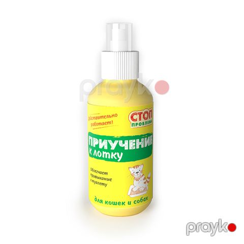Sprey "Стоп проблема. Приучение к лотку" itlər və pişiklər üçün, 120 ml — Bakı