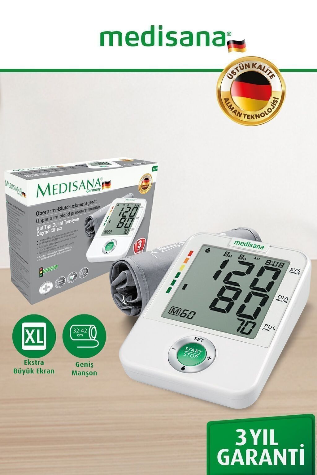 "Medısana" Alman markasi tezyiq olcen. Parametrleri: Yeni — Tonometrlər və gliukometrlər, Bakı