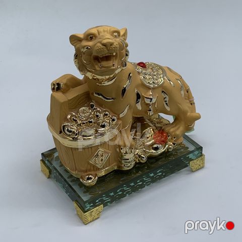 Dekorativ fiqur 281, qızılı, 19x15 sm — Bakı