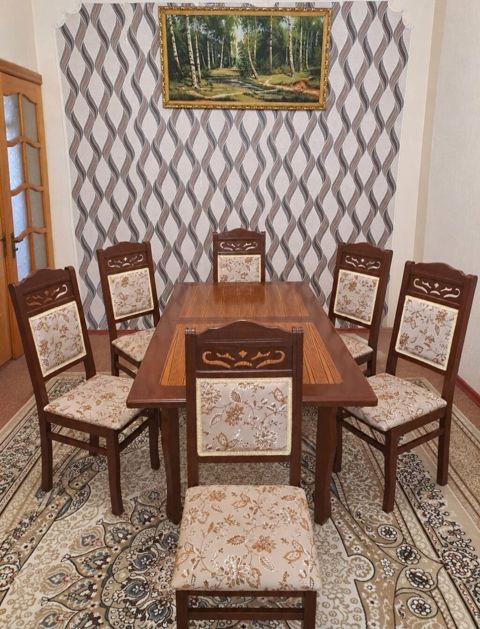 İşlənmiş, 6 stul — LaLə Nəsirova — Tables and chairs
