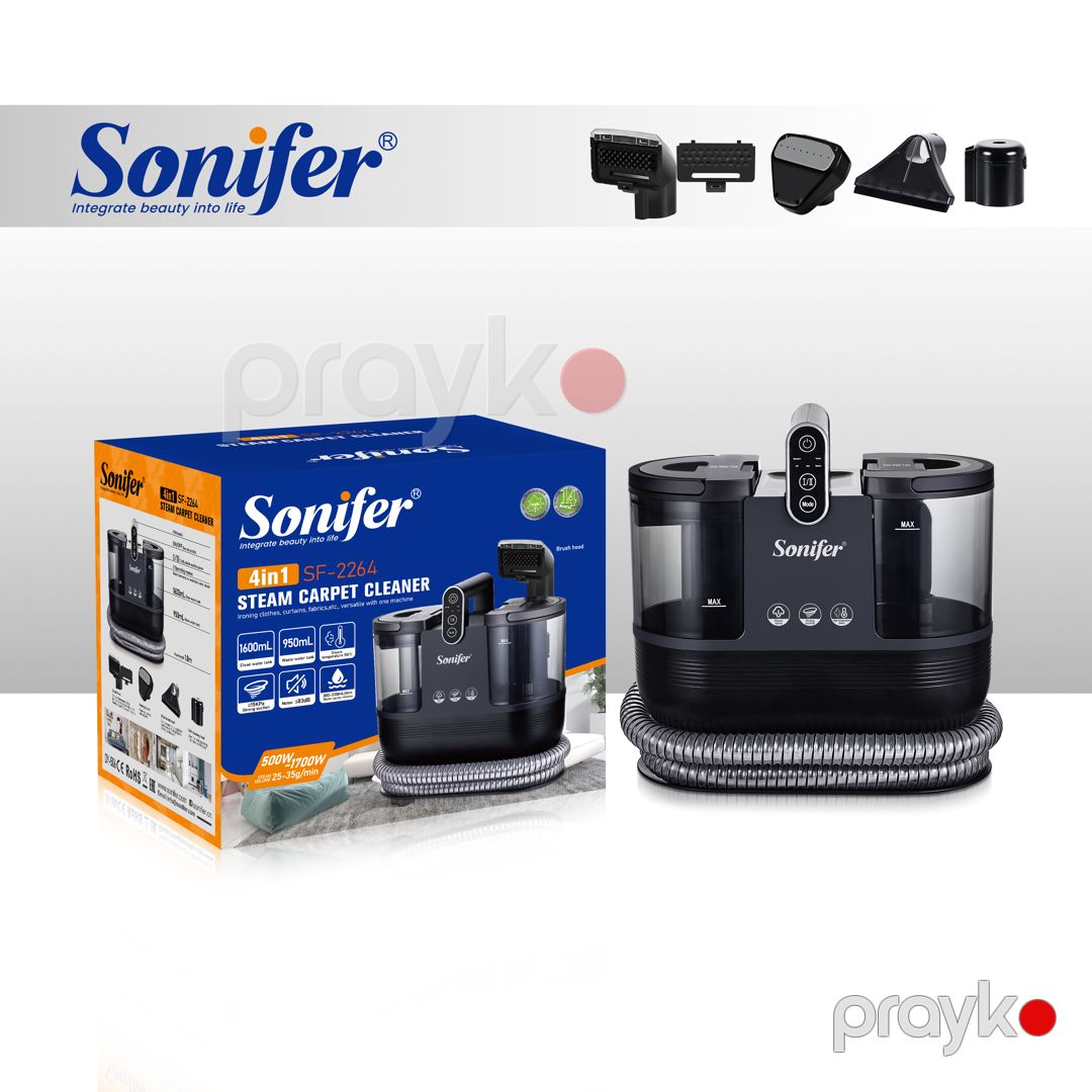 Sonifer SF-2264 — Portativ 3-ü 1-də Xalça Təmizləyici (Quru/Yaş, Sprey, Ləkə Təmizləyici) — Tozsoran, Bakı (2)