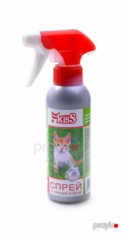 Sprey Ms. Kiss pişiklər üçün, birə və gənə əleyhinə, 200 ml — Bakı