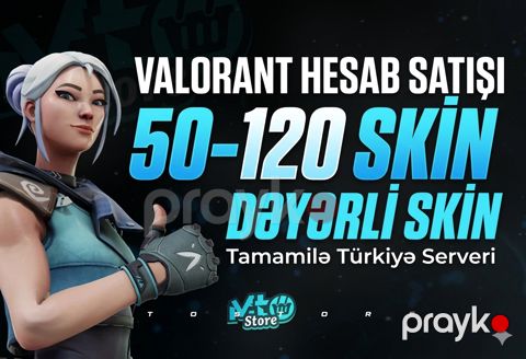 Valorant 50-120 Random Hesab — Bakı