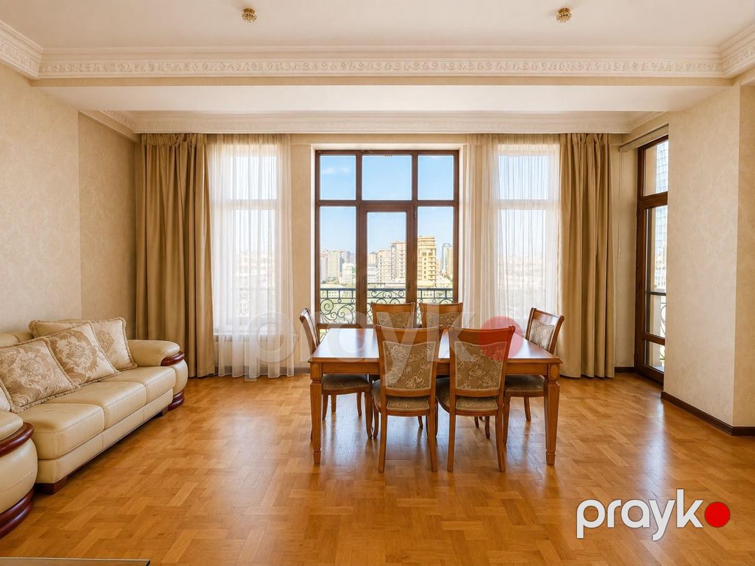 3 otaqlı mənzil, 165 m², Uzeyir Hacibeyli küçəsi, Blok A (Azinko (Uzeyir Hacibeyov)) — Mənzil, Bakı (3)