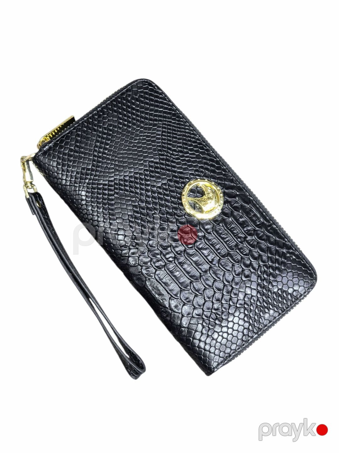Kişilər üçün klatç, qara, poliuretan, 19x10 sm, 8 kart bölməsi, Çin istehsalı - TheBest_Eagle_1719_Black — Mallar, Bakı (2)