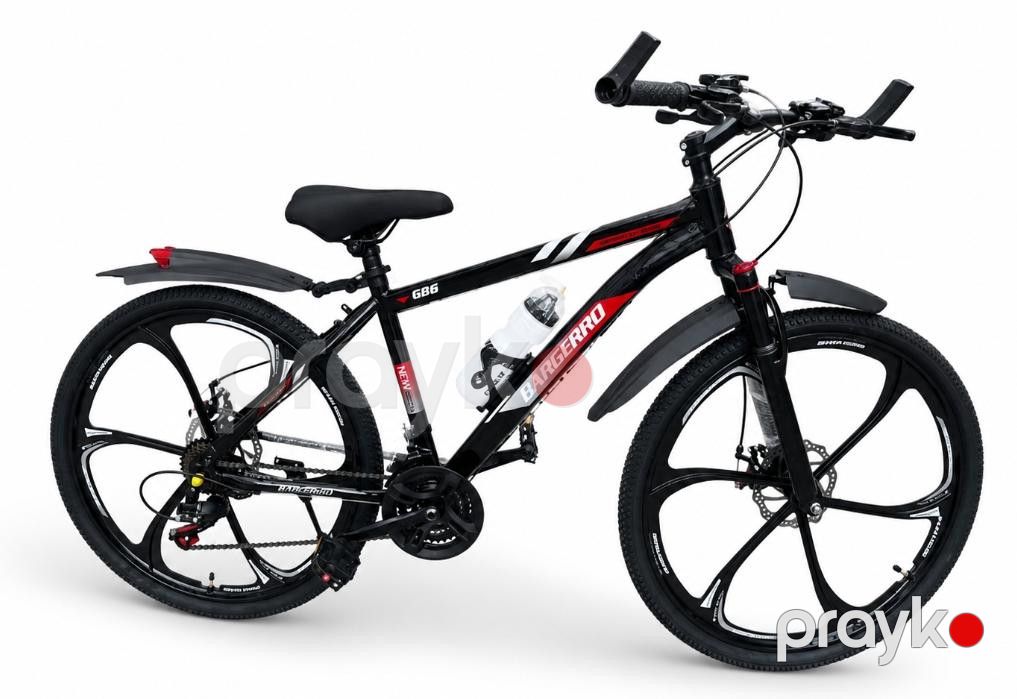 Uşaq velosipedi Bargerro_686, 8-12 yaş, 24”, qara — Velosipedlər, Bakı (2)