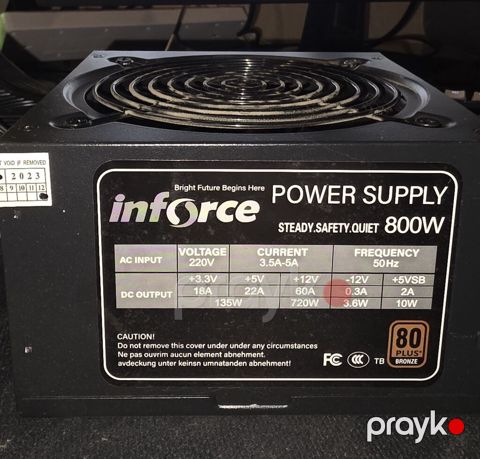Qida bloku 800 W, İşlənmiş — Bakı