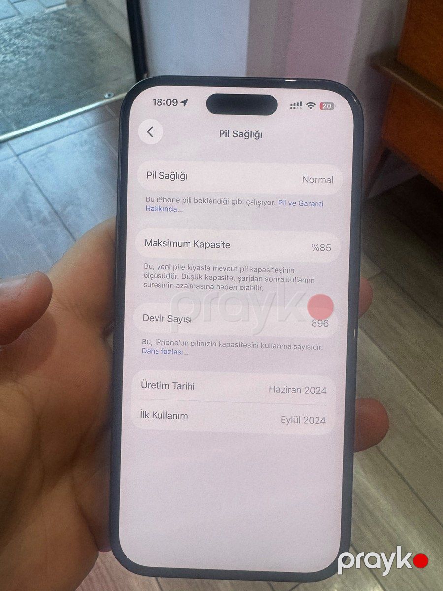 Apple iPhone 15 Black 128GB/6GB — Smartfonlar, Bakı (6)